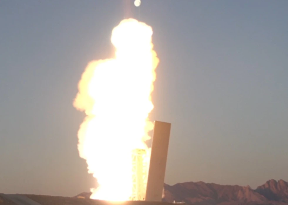 Patriot PAC-3 MSE Missile Fired from Mk70 VLS