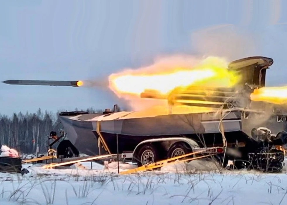 Ukraine Arms Its USVs With Grad Artillery Rockets