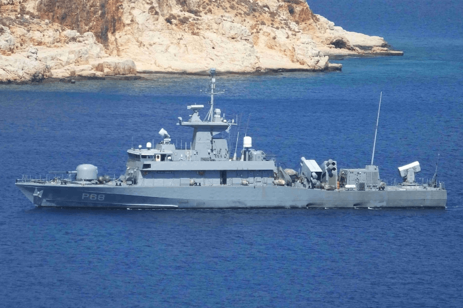 Russian Navy Tracks Greek Missile Boat HS Daniolos in the Black Sea