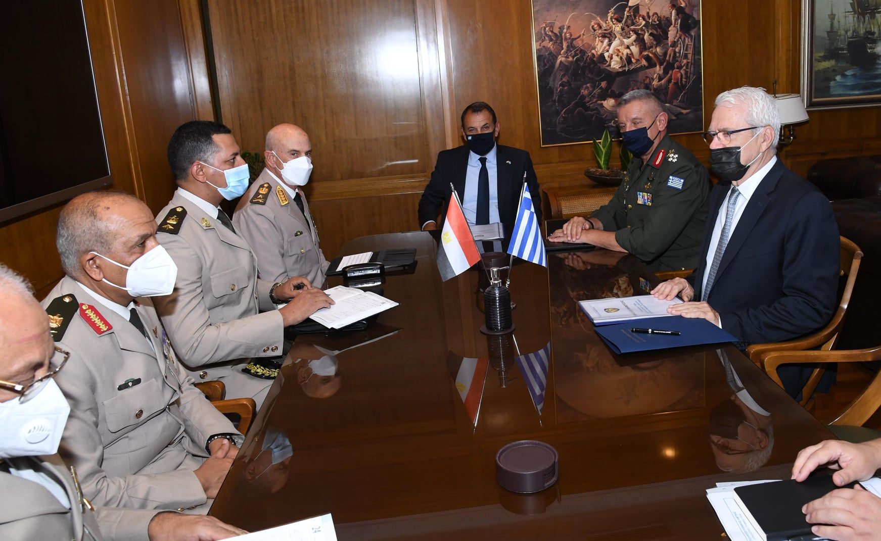 Egypt and Greece signed a cooperation protocol on military education