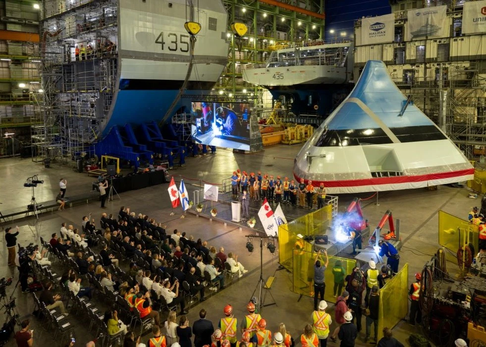 The Construction of Canada’s ‘River’ Class Destroyer Begins