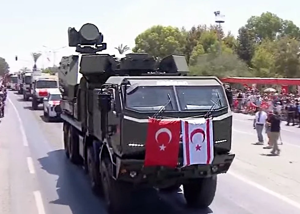GÜRZ Air Defence System Spotted in TRNC Parade