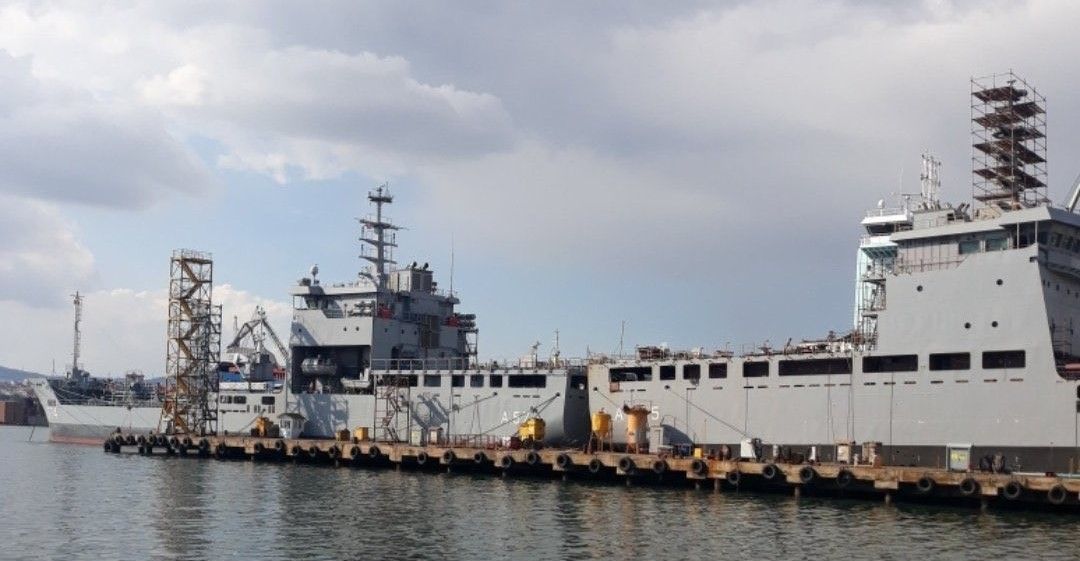 Logistic Support Ship is near entering inventory with four years’ delay