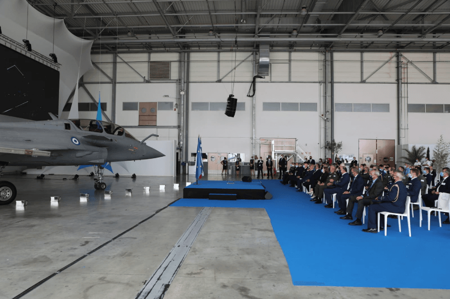 HAF has officially received its first Dassault Rafale combat aircraft