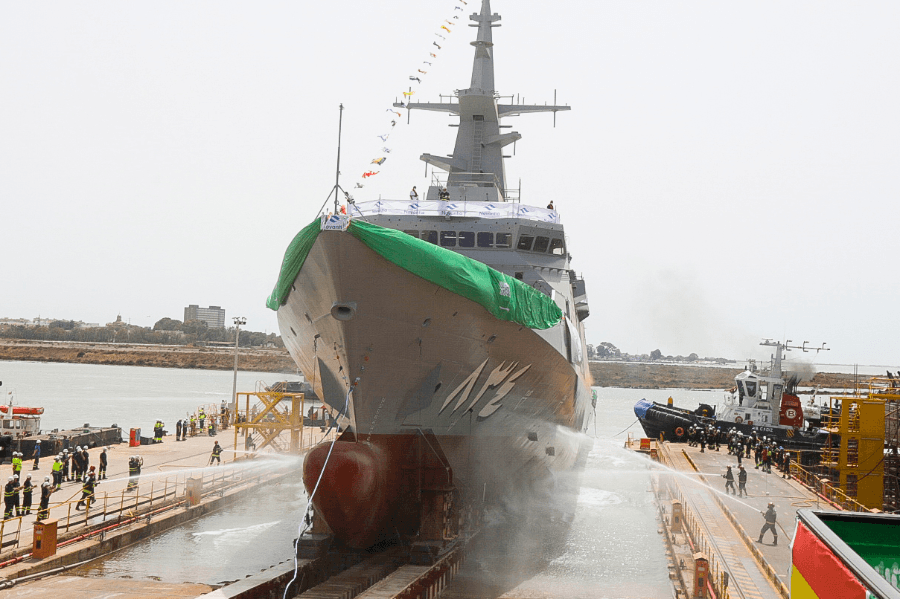 Navantia Launches 4th Saudi corvette, Jazan 834