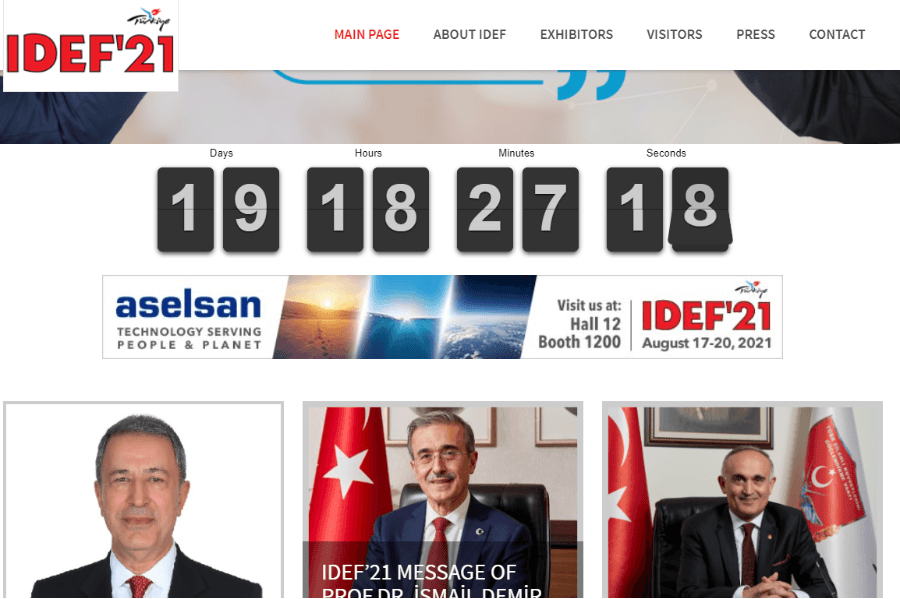 IDEF'21, Turkey's largest industry meeting, counts down days