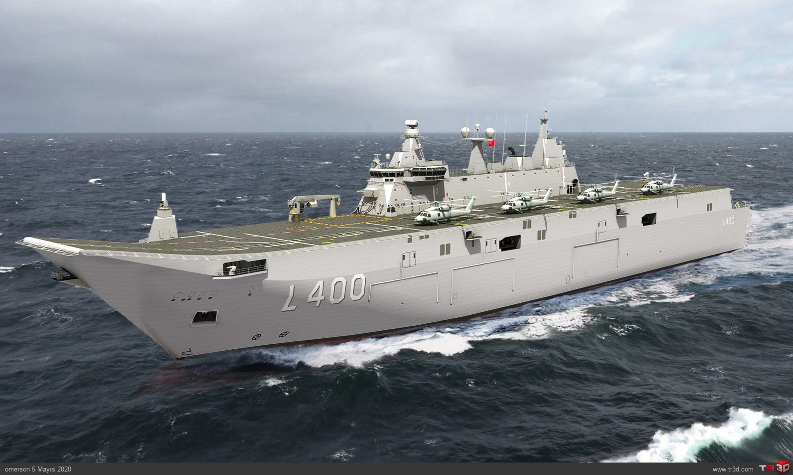 TCG Anadolu: in 2022 but not before March