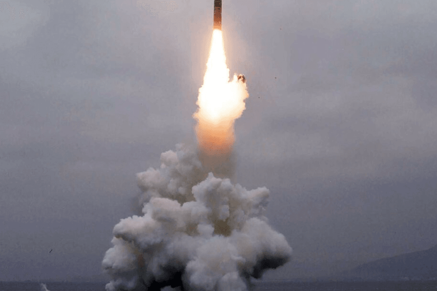 ROK Fires Underwater Launched Missile