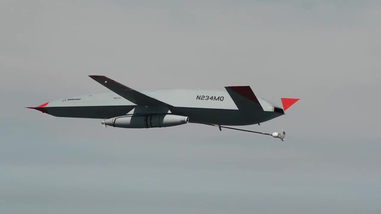 An Unmanned Tanker Refuelled a Stealth Aircraft