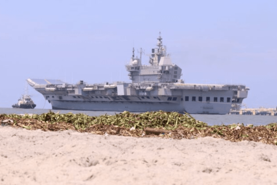 India’s New Aircraft Carrier Vikrant back on New Sea Trials