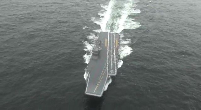 India’s New Aircraft Carrier Vikrant back on New Sea Trials