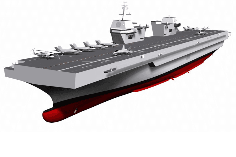 2.07 billion to start working on the aircraft carrier