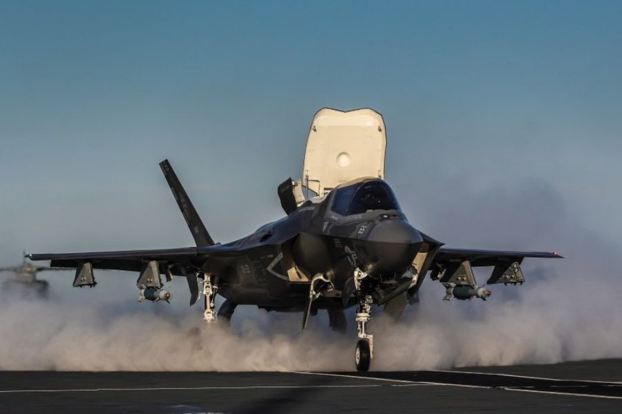 A Royal Air Force F-35B Plane Has Crashed into the Mediterranean