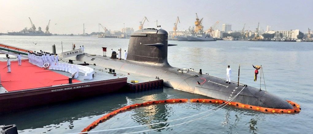 Indian Navy commissioned submarine INS Vela