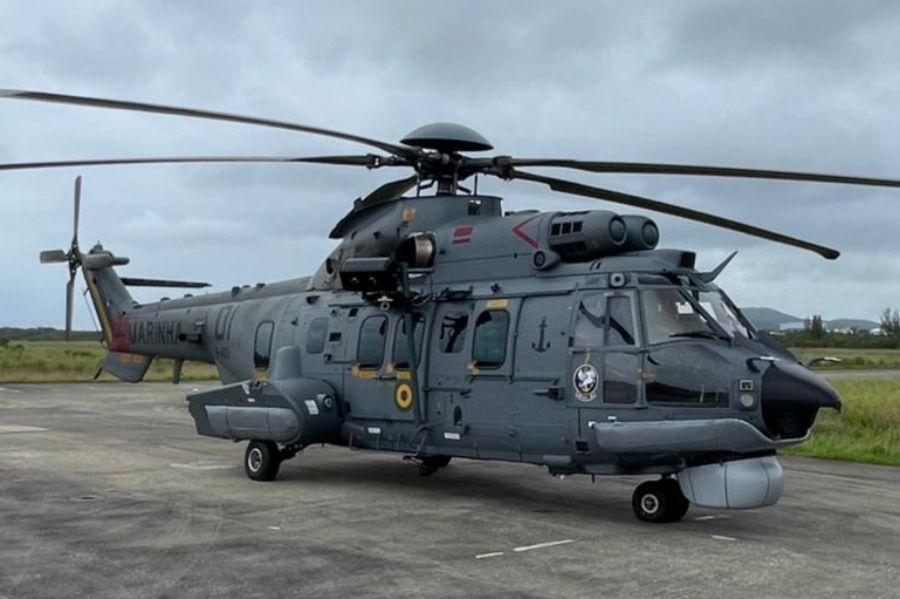 Airbus Delivers First Naval Combat Version of H225M to Brazil