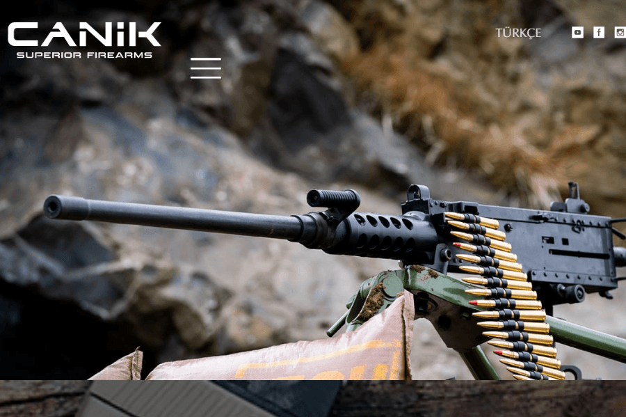 Turkish Small Arms Exporter Canik at IDEF with M2 12.7