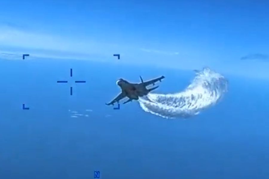 This is how Russian Su-27 attacked MQ-9 Reaper