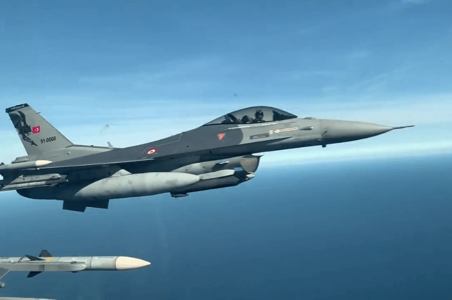 Turkish F 16 Enhanced Air Policing Mission in Baltic Sea